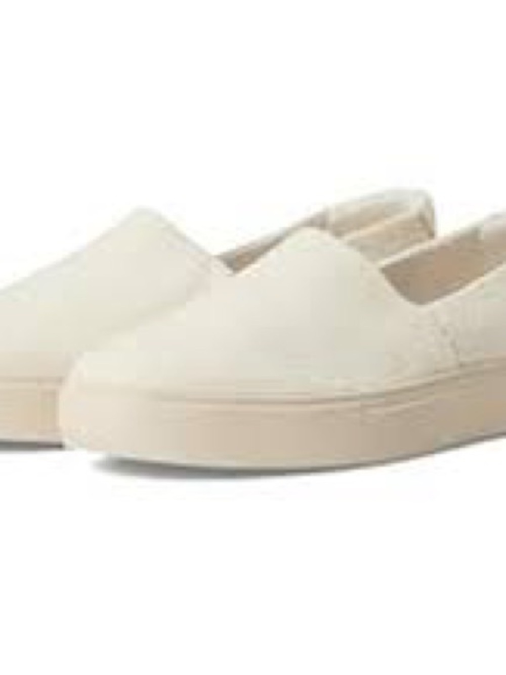 Toms Canvas Slip-On Sneakers in Cream